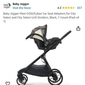 Baby Jogger Maxi-COSI/Cybex Car Seat Adapters for City Select LUX Stroller